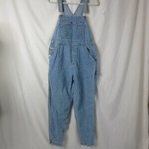Route 66 Denim Overalls Full Length Relaxed Vintage Medium Wash Size Medium